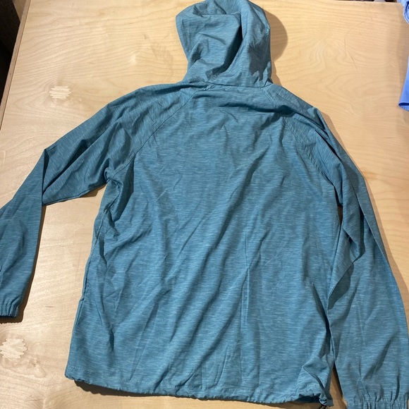 Ocean Coast Men's Teal Hooded Jacket Large (LW) - Picture 11 of 11